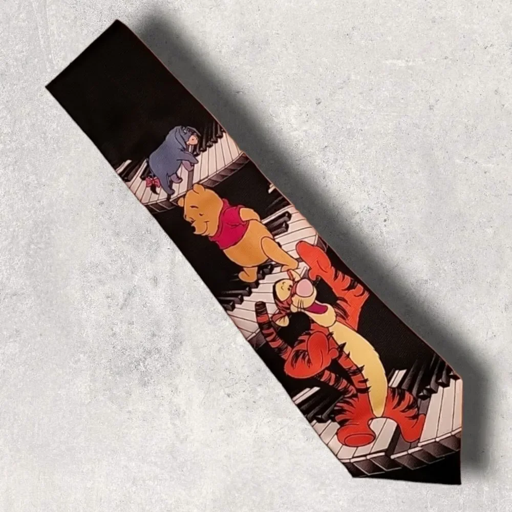 DISNEY WINNIE-THE-POOH, TIGGER AND EYEORE PIANO BLACK TIE